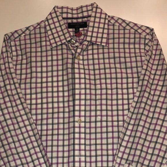 BANANA REPUBLIC COTTON BUTTON UP SHIRT - Picture 3 of 7
